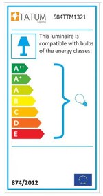 Lampa wisząca w kolorze złota ø 22 cm Tempo – Opviq lights
