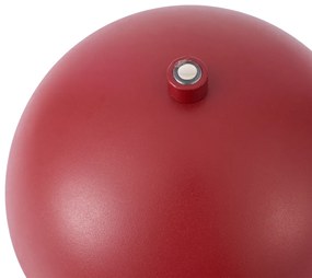 Zewnetrzna Zewnętrzna lampa stołowa ciemnoczerwona z LED, 3-stopniowy ściemniacz, IP44, ładowalna - Keira Nowoczesny Oswietlenie zewnetrzne
