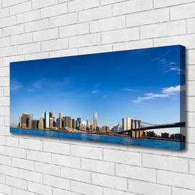 Zdjęcie na płótnie Światła Mostu nad Metropolią