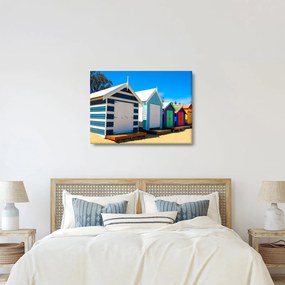 Obraz - Brighton Beach, Melbourne, Australia (70x50 cm)