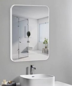 Lustro LOFT 60x80cm białe M-010 ścienne łazienkowe do salonu sypialni loftowe Industrialne minimalistyczne