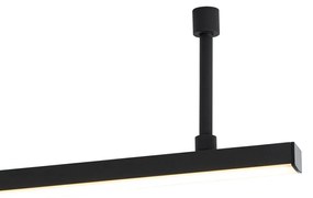 Lampa sufitowa czarna 150,8 cm z 3-stopniową regulacją ściemniania LED - AnnuschkaDesignerski Oswietlenie wewnetrzne