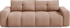 Masseno Sofa DUCA z funkcją spania i pojemnikiem na pościel, Rozkładana sofa - Pomarańczowy, CURIO 60