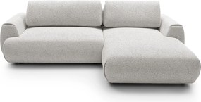 Masseno Narożnik ZEST z funkcją spania i pojemnikiem na pościel Narozniki L, Rozkładana sofa - Szary, PUENTE 80
