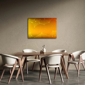 Abstrakcyjny żółty obraz (70x50 cm)