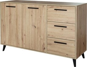 Komoda FIORA 140 cm do Salonu Sypialni Dąb artisan
