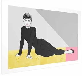 Plakat Piękna Audrey 90x60 cm bez ramy z marginesem ARTGEIST B