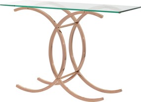 Konsola Chica rose gold 128x40x79cm
