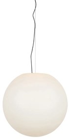 Zewnetrzna Nowoczesna zewnętrzna lampa wisząca biała 77 cm IP65 - Nura Nowoczesny Oswietlenie zewnetrzne