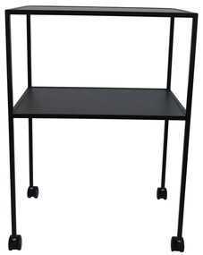 Metalowy barek na kółkach 40x60 cm Trolly – Spinder Design
