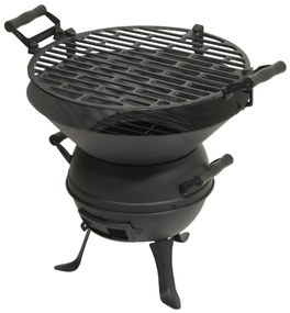 Cattara 13023 Grill na węgiel drzewny Kettle, 48 x 37 x 36 cm