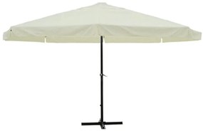 Biały parasol ogrodowy z aluminiową ramą - Diola