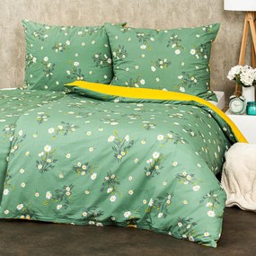 4Home Pościel bawełniana Meadow, 220 x 200 cm, 2 szt. 70 x 90 cm