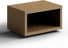 Minimalistyczny stolik nocny z drewna dębowego Kemp