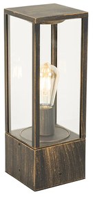 Zewnetrzna Vintage lampa zewnętrzna stojąca antyczne złoto 40 cm IP44 - CharloisPrzemysłowy Oswietlenie zewnetrzne