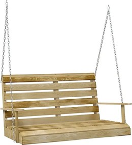 Huśtawka ogrodowa z drewna sosnowego H1-A08
