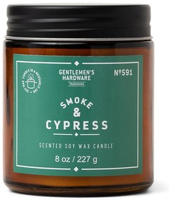 Zapachowa sojowa świeca czas palenia 48 h Smoke &amp; Cypress – Gentlemen's Hardware
