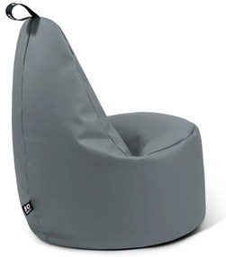 Czerwony worek do siedzenia z imitacji skóry Lull XL – So Soft?