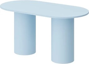 Pastelowy owalny stół Roseto Hubertus