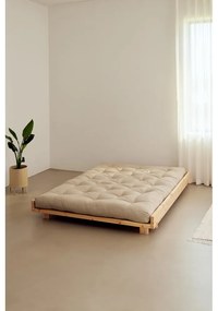 Łóżko dwuosobowe z litego drewna sosnowego ze stelażem 160x200 cm Social Bed – Karup Design