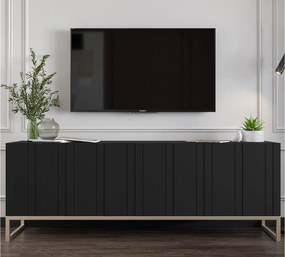 Szafka RTV TAL 150 czarna mat