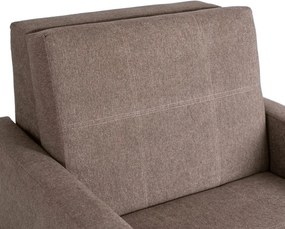 Fotel do Spania MILAN 1 Amerykanka Rozkładany Jednoosobowy Beżowy Nowoczesny