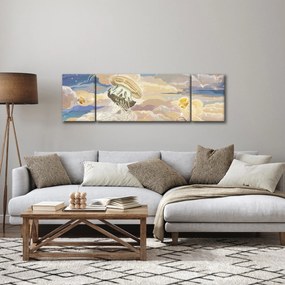 Obraz - Niebiańskie Meduzy (170x50 cm)
