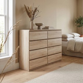 Komoda NUDO 120 cm do Salonu Sypialni Dąb sonoma