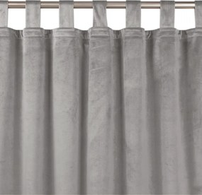 Nowoczesna zasłona Vila w szarym kolorze