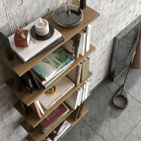 Regał Piante Black and Walnut