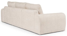 Kremowa sofa z materiału bouclé 287 cm Mirel – Rodier
