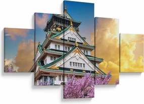 Obraz - Zamek Osaka (125x70 cm)