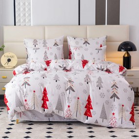 PrzytulneMieszkanie.pl PrzytulneMieszkanie.pl Pościel z mikrofibry JINGLE biała Rozmiar pościeli: 70 x 90 cm | 140 x 220 cm