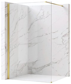 Kabina prysznicowa Walk-In Rea Flexi Transparent / Gold 90