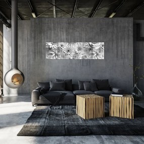 Obraz - Białe kwiaty (170x50 cm)