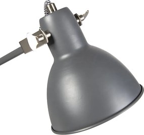 Industrialna lampa ścienna szara regulowana - Dazzle