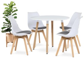 Zestaw krzeseł do jadalni CT-X7056 GREY, 4 szt.