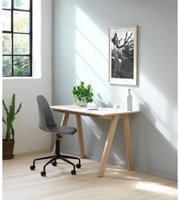 Szare krzesło biurowe Unique Furniture