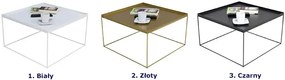 Czarny stolik kawowy w stylu loft - Diros 4X