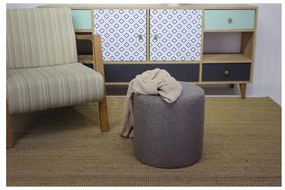 Szary puf Silindir – Balcab Home
