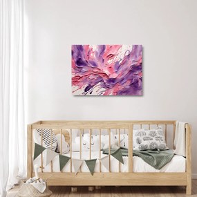 Obraz na szkle - Romantyczna abstrakcja (70x50 cm)