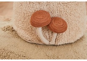 Ceglasty/kremowy dziecięcy worek do siedzenia Boletus – Lorena Canals