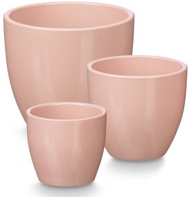 Zestaw okrągłych doniczek Ø 14, 17, 22 cm