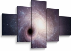 Obraz - Galaktyki spiralne (125x70 cm)