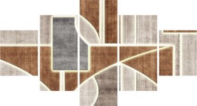 Obraz - Kształty (125x70 cm)