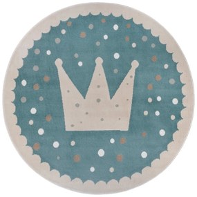 Niebieski dywan dziecięcy ø 140 cm Crown – Hanse Home