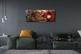 Zdjęcie na płótnie Bombki, Choinka i Prezenty