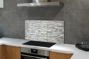 Szkło do Kuchni na Ścianę Wyrazista Struktura Kamienia