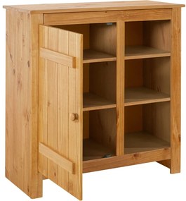 Szafka z litego drewna sosnowego w naturalnym kolorze 90x90 cm Bertram – Støraa