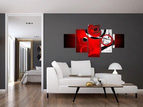 Obraz abstrakcji (125x70 cm)